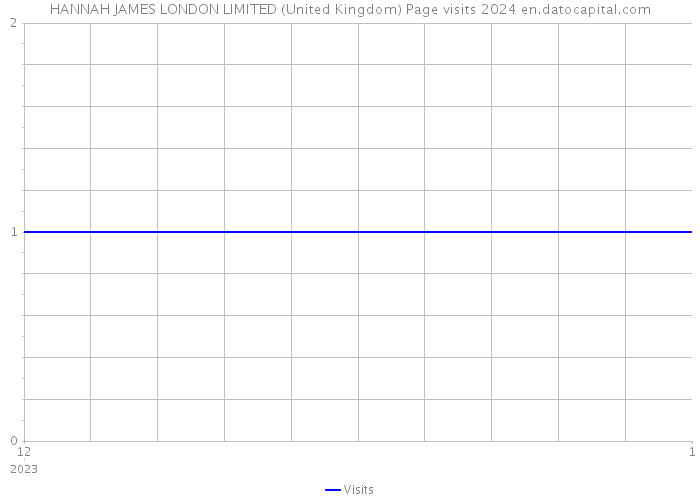 HANNAH JAMES LONDON LIMITED (United Kingdom) Page visits 2024 