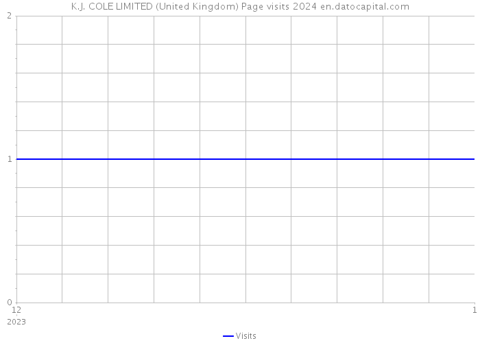 K.J. COLE LIMITED (United Kingdom) Page visits 2024 