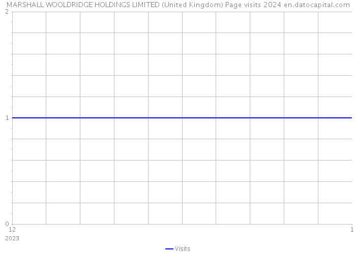 MARSHALL WOOLDRIDGE HOLDINGS LIMITED (United Kingdom) Page visits 2024 