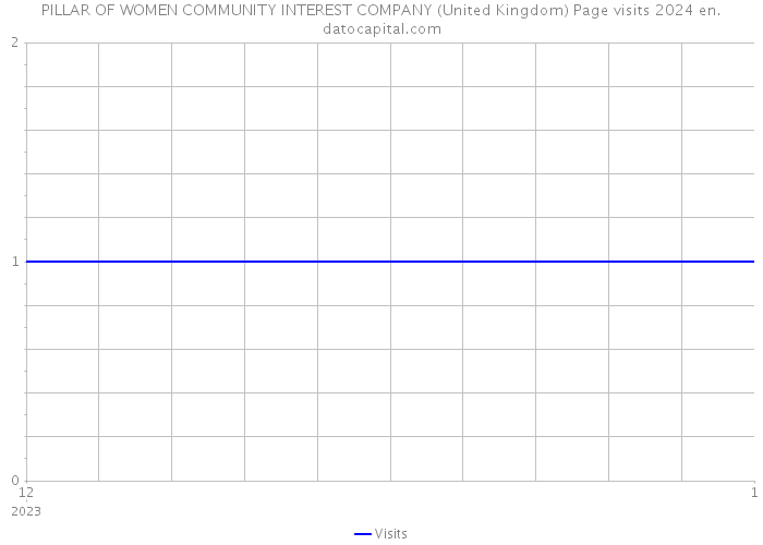 PILLAR OF WOMEN COMMUNITY INTEREST COMPANY (United Kingdom) Page visits 2024 