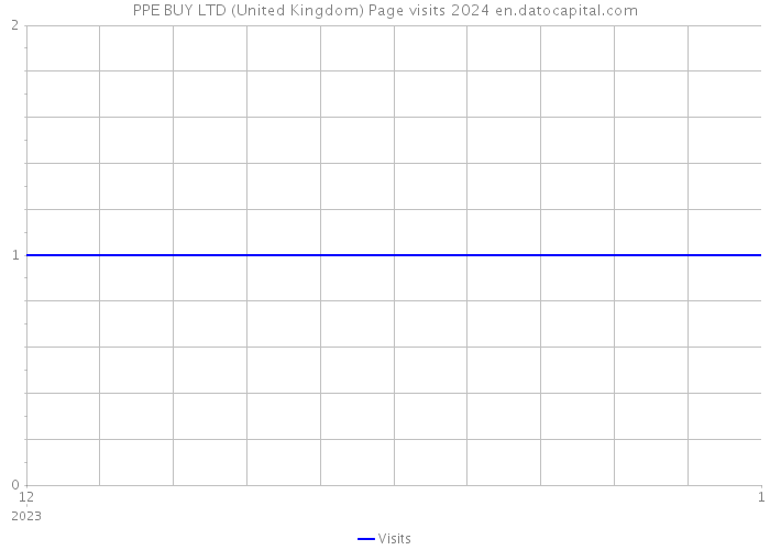 PPE BUY LTD (United Kingdom) Page visits 2024 