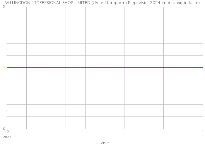 WILLINGDON PROFESSIONAL SHOP LIMITED (United Kingdom) Page visits 2024 