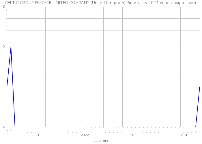 CELTIC GROUP PRIVATE LIMITED COMPANY (United Kingdom) Page visits 2024 