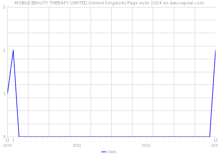 MOBILE BEAUTY THERAPY LIMITED (United Kingdom) Page visits 2024 