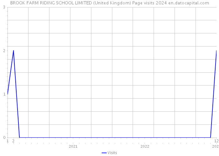 BROOK FARM RIDING SCHOOL LIMITED (United Kingdom) Page visits 2024 