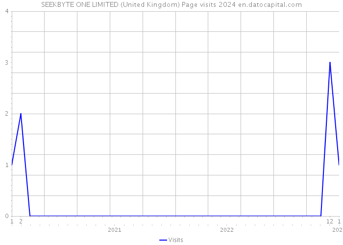 SEEKBYTE ONE LIMITED (United Kingdom) Page visits 2024 