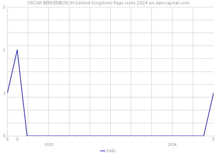 OSCAR BERKENBOSCH (United Kingdom) Page visits 2024 