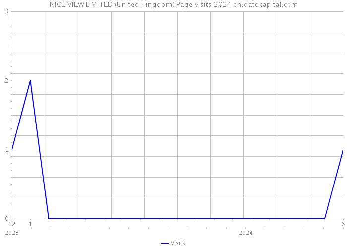 NICE VIEW LIMITED (United Kingdom) Page visits 2024 