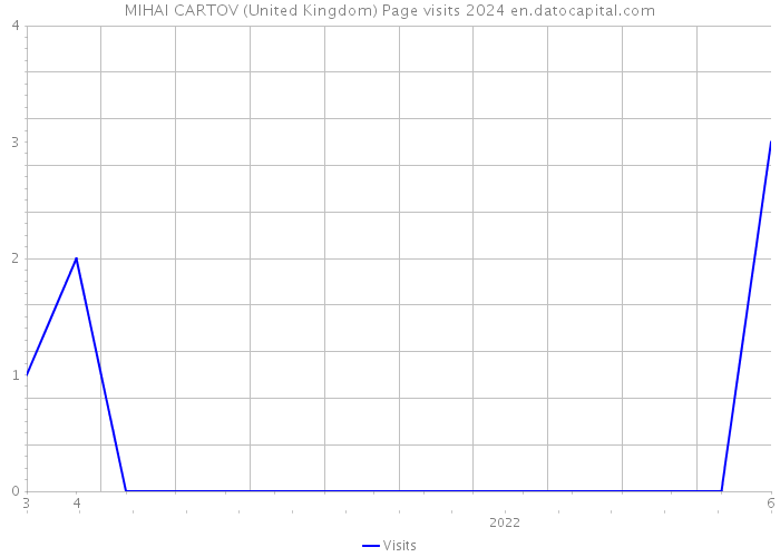 MIHAI CARTOV (United Kingdom) Page visits 2024 