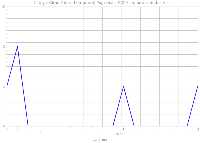 George Githu (United Kingdom) Page visits 2024 