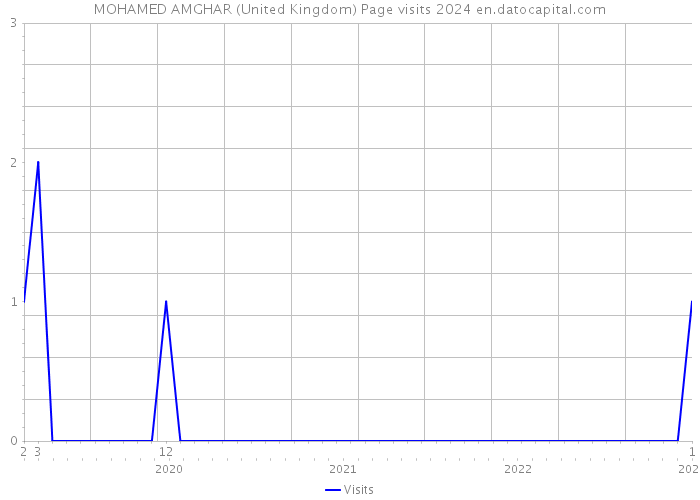 MOHAMED AMGHAR (United Kingdom) Page visits 2024 