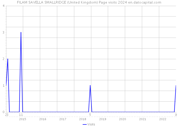 FILAM SAVELLA SMALLRIDGE (United Kingdom) Page visits 2024 