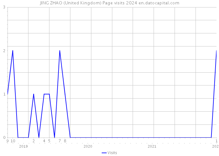 JING ZHAO (United Kingdom) Page visits 2024 