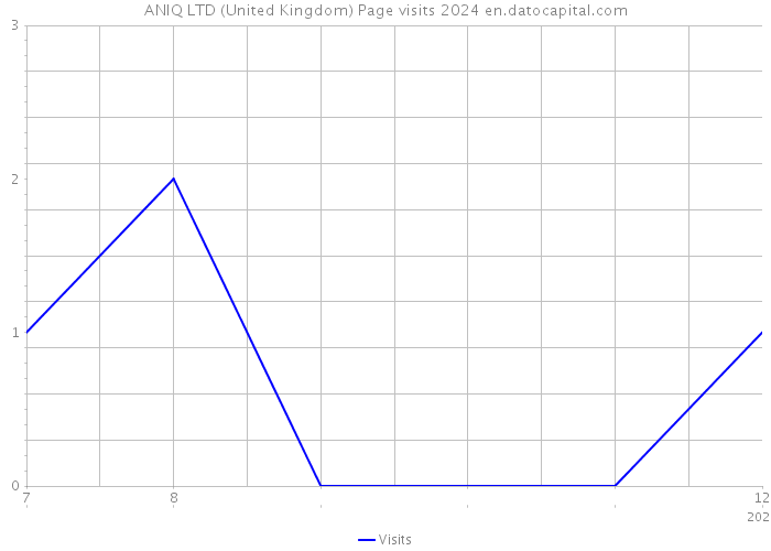 ANIQ LTD (United Kingdom) Page visits 2024 