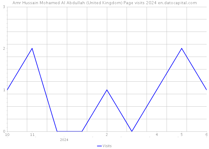 Amr Hussain Mohamed Al Abdullah (United Kingdom) Page visits 2024 