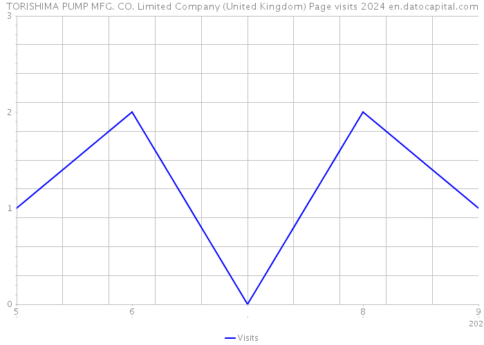 TORISHIMA PUMP MFG. CO. Limited Company (United Kingdom) Page visits 2024 