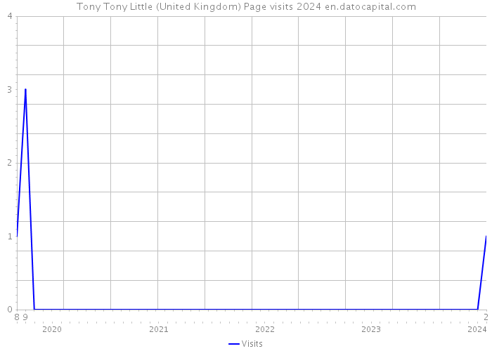Tony Tony Little (United Kingdom) Page visits 2024 