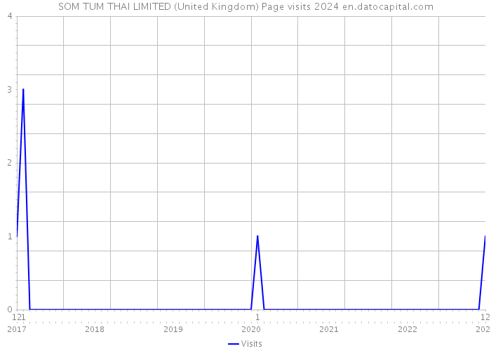 SOM TUM THAI LIMITED (United Kingdom) Page visits 2024 