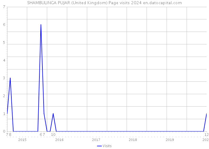 SHAMBULINGA PUJAR (United Kingdom) Page visits 2024 