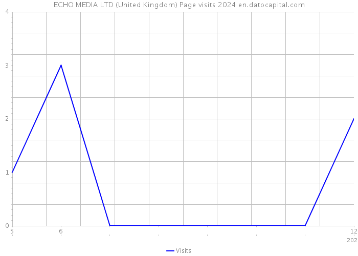 ECHO MEDIA LTD (United Kingdom) Page visits 2024 