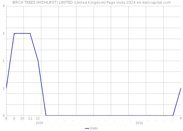 BIRCH TREES (MIDHURST) LIMITED (United Kingdom) Page visits 2024 