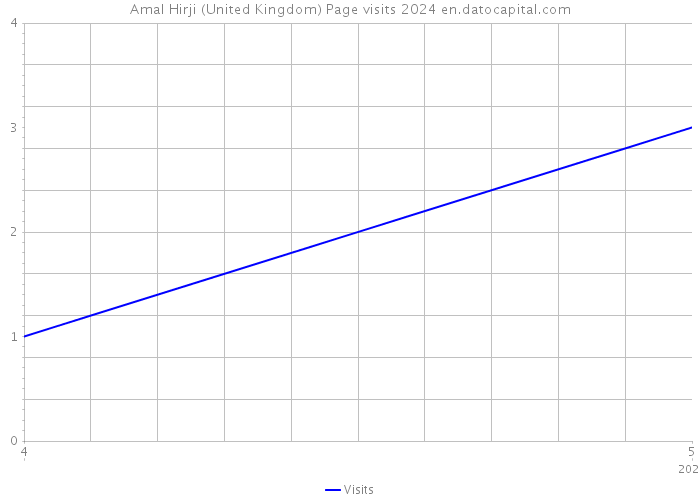 Amal Hirji (United Kingdom) Page visits 2024 