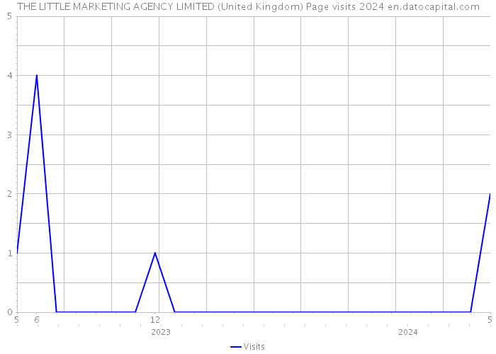 THE LITTLE MARKETING AGENCY LIMITED (United Kingdom) Page visits 2024 