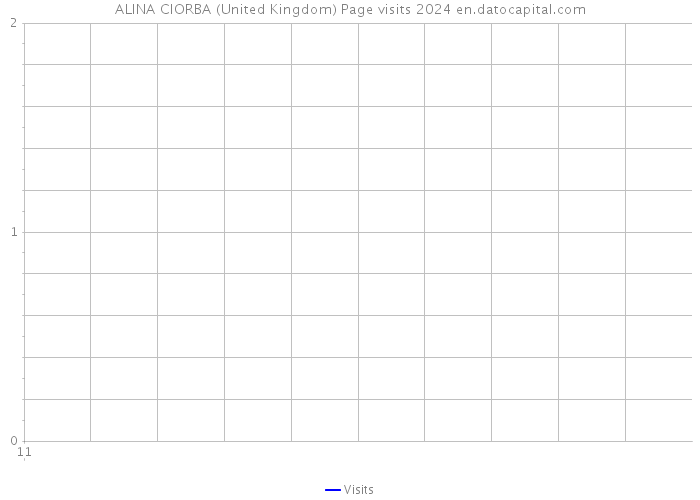 ALINA CIORBA (United Kingdom) Page visits 2024 