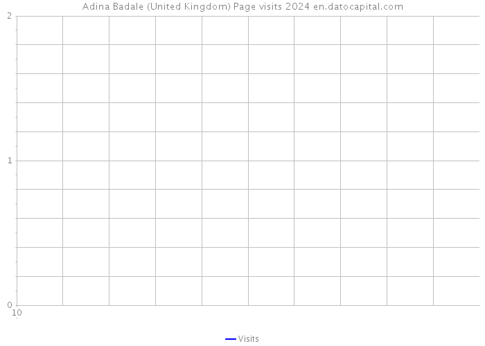 Adina Badale (United Kingdom) Page visits 2024 