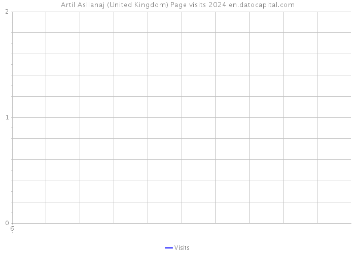 Artil Asllanaj (United Kingdom) Page visits 2024 
