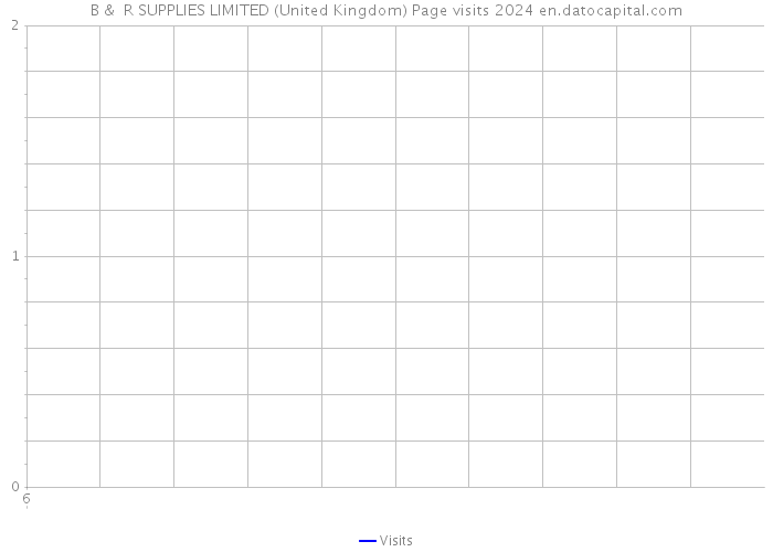 B & R SUPPLIES LIMITED (United Kingdom) Page visits 2024 