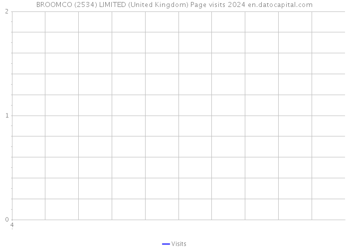 BROOMCO (2534) LIMITED (United Kingdom) Page visits 2024 