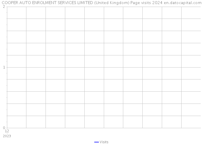 COOPER AUTO ENROLMENT SERVICES LIMITED (United Kingdom) Page visits 2024 