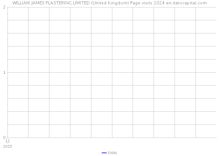 WILLIAM JAMES PLASTERING LIMITED (United Kingdom) Page visits 2024 