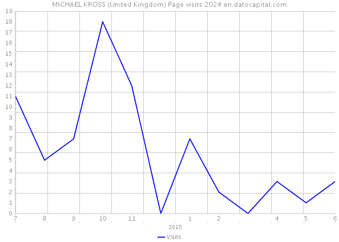 MICHAEL KROSS (United Kingdom) Page visits 2024 