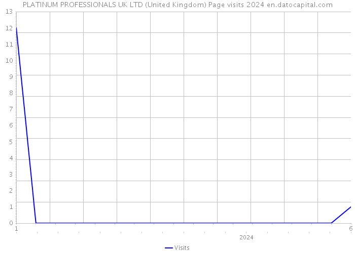 PLATINUM PROFESSIONALS UK LTD (United Kingdom) Page visits 2024 