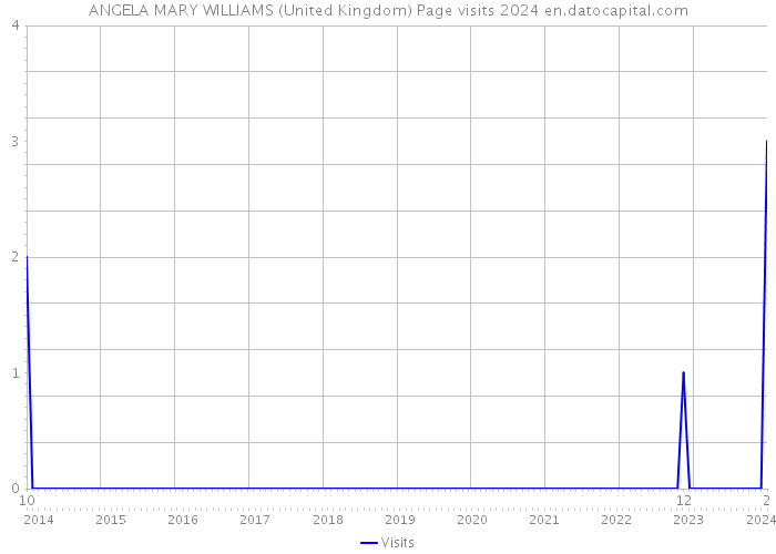 ANGELA MARY WILLIAMS (United Kingdom) Page visits 2024 