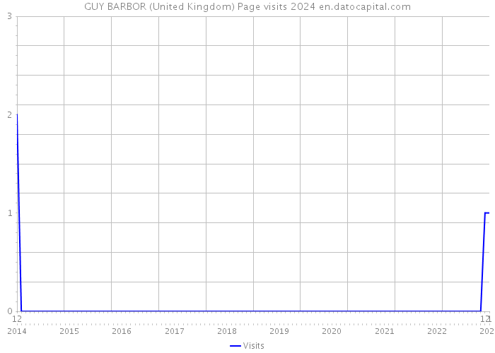 GUY BARBOR (United Kingdom) Page visits 2024 