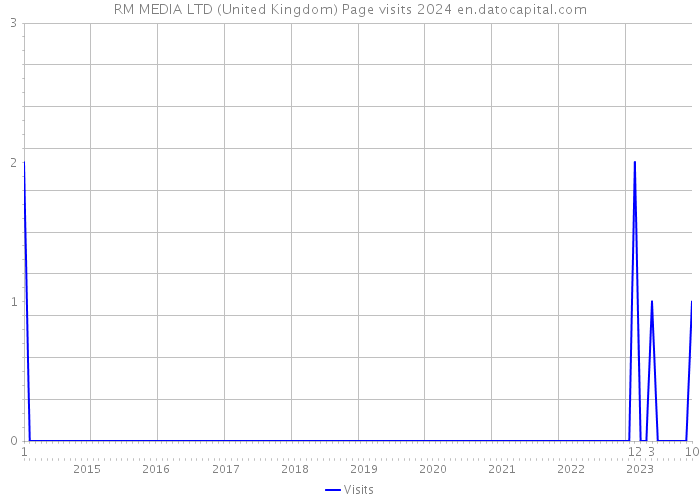 RM MEDIA LTD (United Kingdom) Page visits 2024 