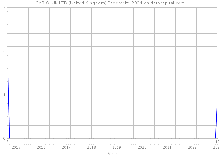 CARIO-UK LTD (United Kingdom) Page visits 2024 