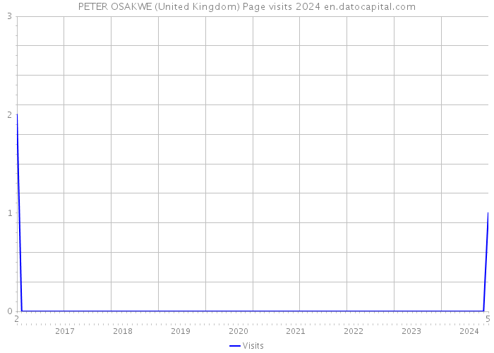 PETER OSAKWE (United Kingdom) Page visits 2024 