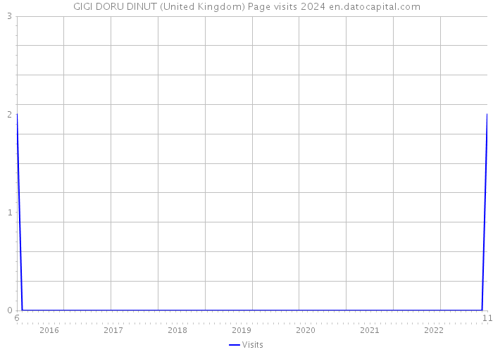 GIGI DORU DINUT (United Kingdom) Page visits 2024 