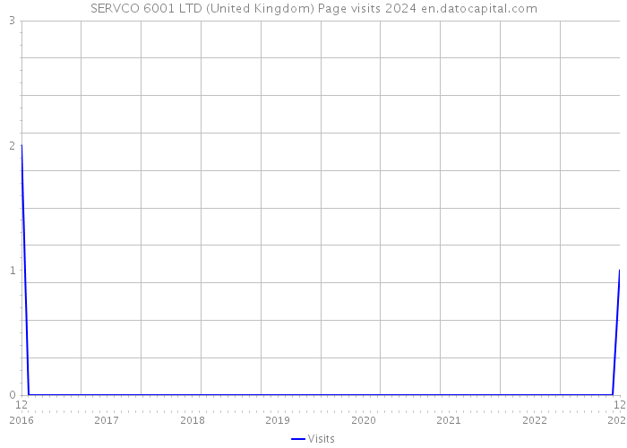 SERVCO 6001 LTD (United Kingdom) Page visits 2024 