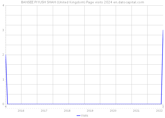 BANSEE PIYUSH SHAH (United Kingdom) Page visits 2024 
