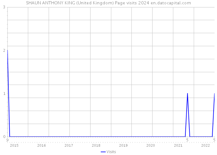SHAUN ANTHONY KING (United Kingdom) Page visits 2024 