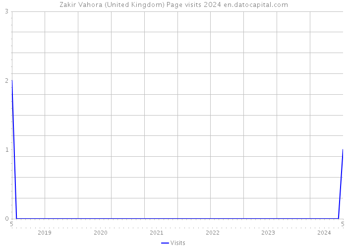 Zakir Vahora (United Kingdom) Page visits 2024 
