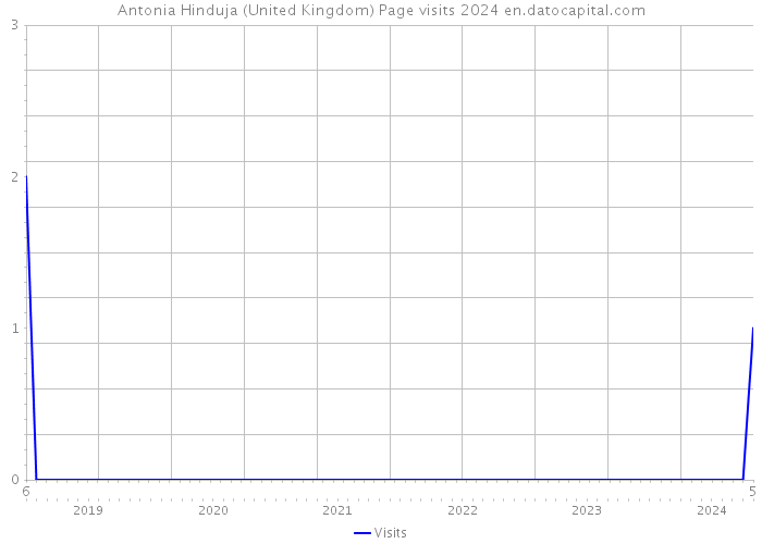 Antonia Hinduja (United Kingdom) Page visits 2024 