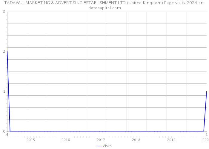 TADAWUL MARKETING & ADVERTISING ESTABLISHMENT LTD (United Kingdom) Page visits 2024 