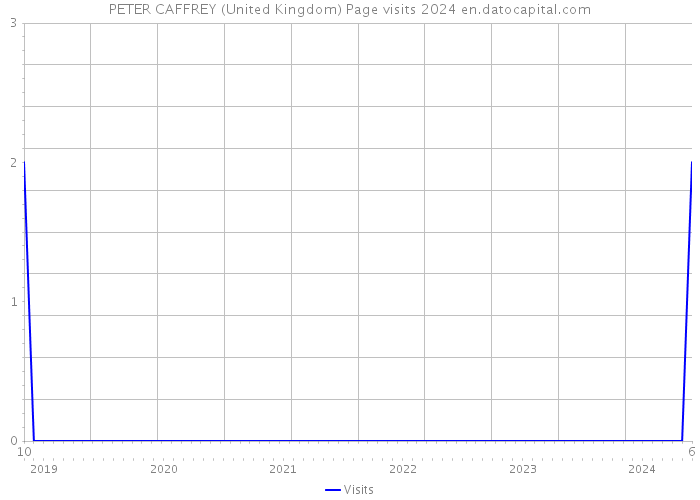 PETER CAFFREY (United Kingdom) Page visits 2024 