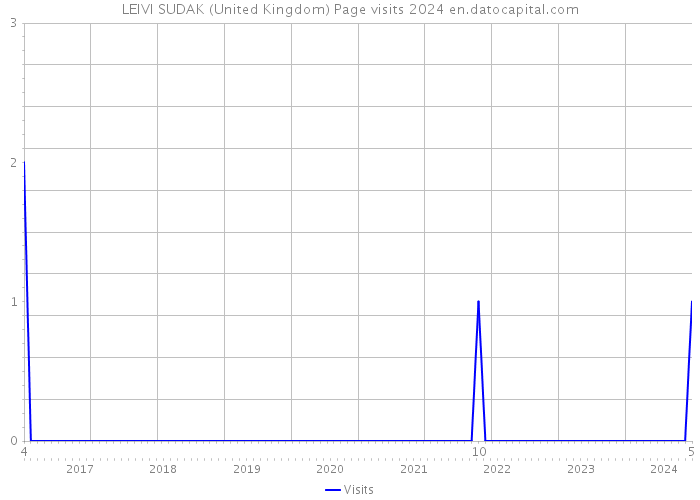 LEIVI SUDAK (United Kingdom) Page visits 2024 